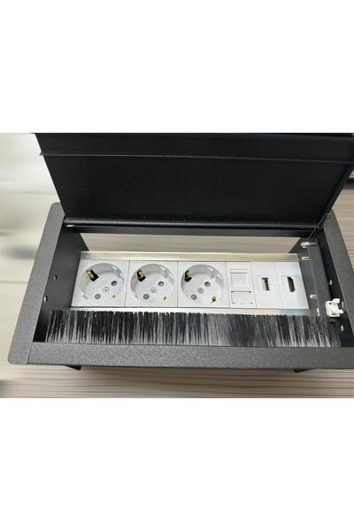 Lider Masa Üstü Priz Kutusu Usb Typc Bas Aç