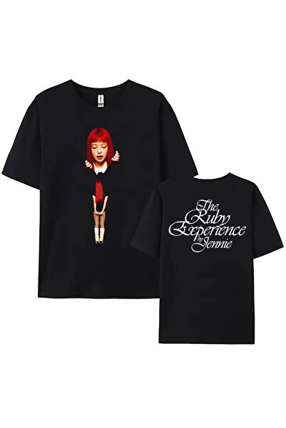 Tarzsokak Black Ruby Experience Crewneck Jennie Ruby Album Print Jennie Single