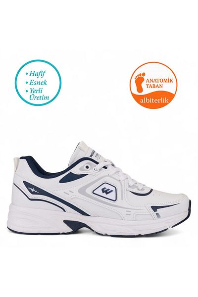 AlbiShoes Men's Winter Seasonal Anatomical Soft Comfortable Sole Daily Walking Sneaker Sports Shoes