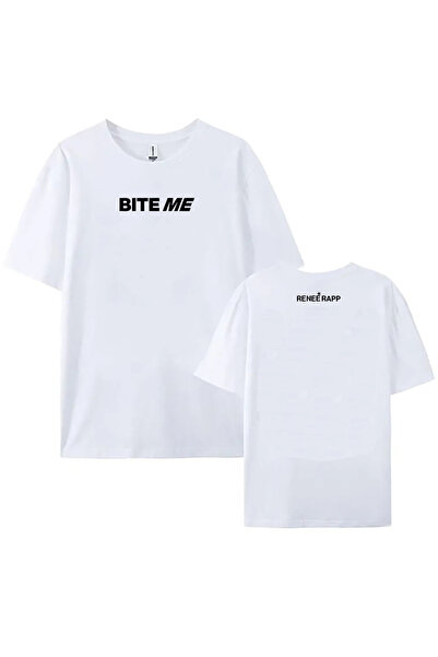 Tarzsokak White Bite Me Reneé Rapp Singer Album Printerei ediționale Soft Uni...