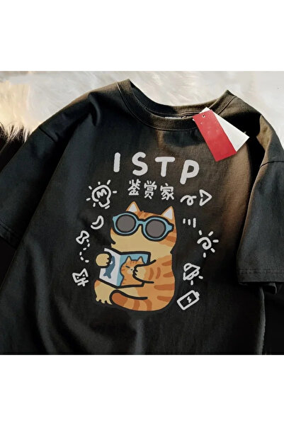 Tarzsokak Negru MBTI Summer and Spring Fun Cat Respirabil Moale Răcoros