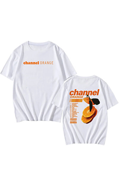 Tarzsokak Tricou cu imprimeu grafic alb Rapper Frank Kanal Orange Ocean Blond...