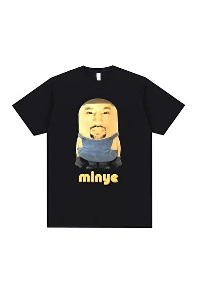 Tarzsokak Siyah Rapçi Kanye West Minye Komik Meme Hip Hop Vintage Tshirt