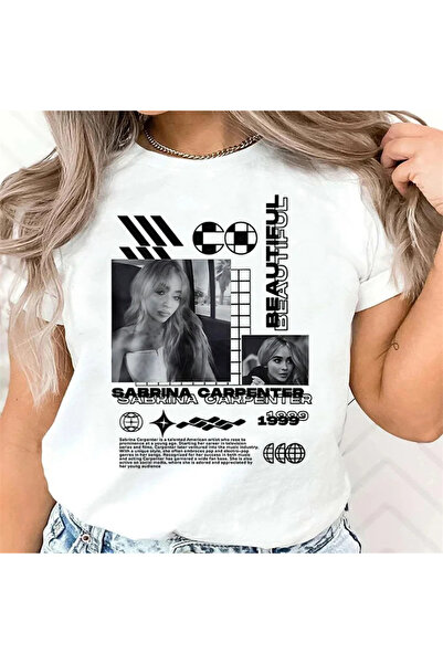 Tarzsokak تي شيرت أبيض سابرينا النجار الجمالي ملابس الشارع الشهير جرانج كاواي...