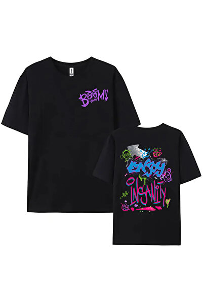 Tarzsokak Imprimeu grafic negru Jinx Arcane Monkey Boom