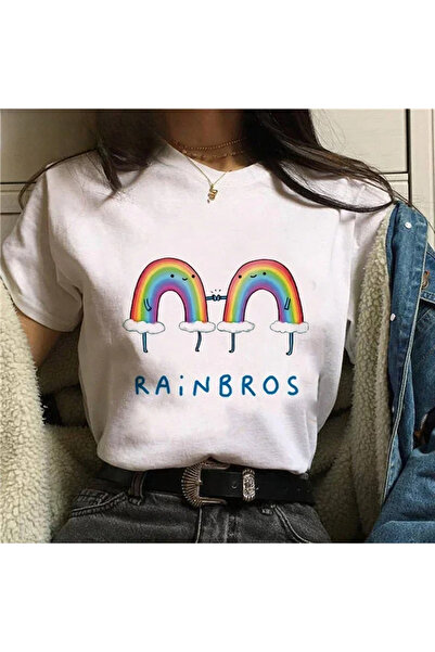 Tarzsokak Topuri Harajuku cu imprimeu distractiv de vară cu porcușor de Guine...