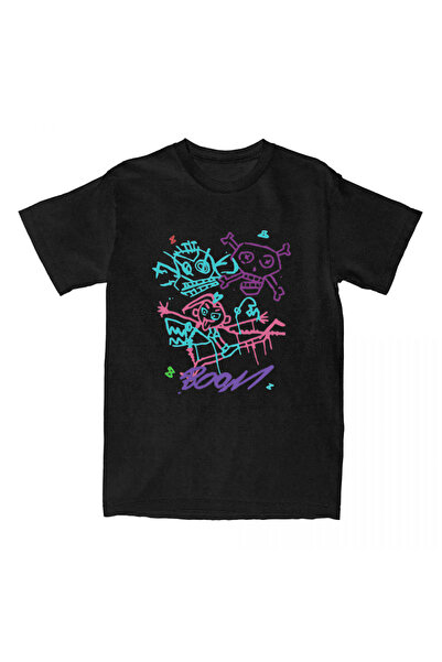 Tarzsokak Crna Jinx Arcane Monkey unisex ulična odjeća grunge estetska pamučn...