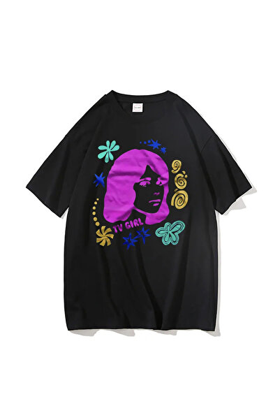 Tarzsokak Черна телевизионна тениска, унисекс, френски дебютен албум, подарък...