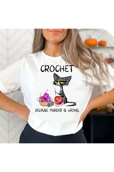 Tarzsokak قطة بيضاء مضحكة في سن المراهقة كورية عتيقة ملونة برسومات جرانيك باس...