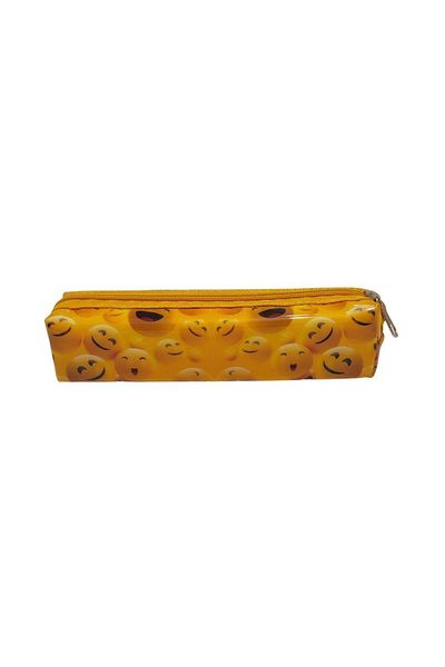 Kelebek Oyuncak Emoji Themed Sausage Pencil Bag (Pen Holder)