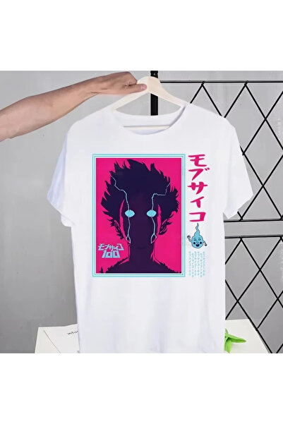 Tarzsokak Alb Mob Psycho 100 Shigeo Kageyama Tricouri și topuri retro spălate...