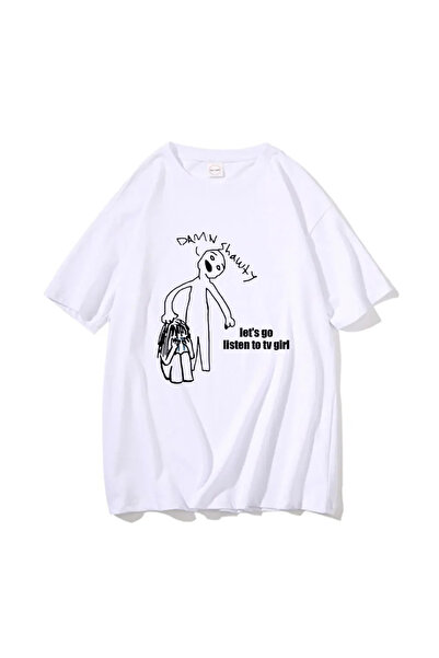 Tarzsokak Tricou alb cu tematică TV Unisex French Exit Album Cadou pentru iub...