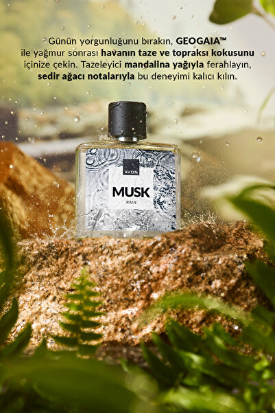 AVON Musk Rain Erkek Parfüm Edt 75 Ml.