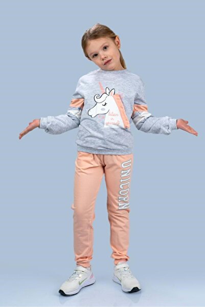 s.t. sebat tekstil Trening pentru fete, gri