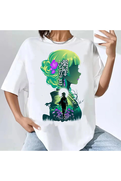 Tarzsokak Beyaz Kusuriya Hiçbir Hitorigoto Maomao Kawaii Karikatür Tshirt Ani...
