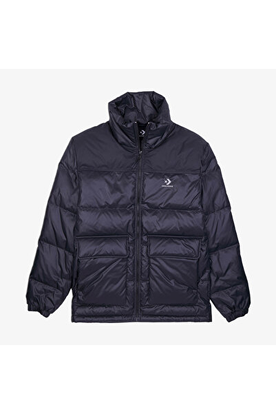 Converse Classic Erkek Dik Yaka Siyah Şişme Mont