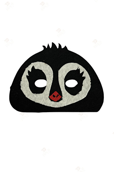 Emach Dizayn Penguen Kaliteli Keçe Hayvan Figürlü Maske