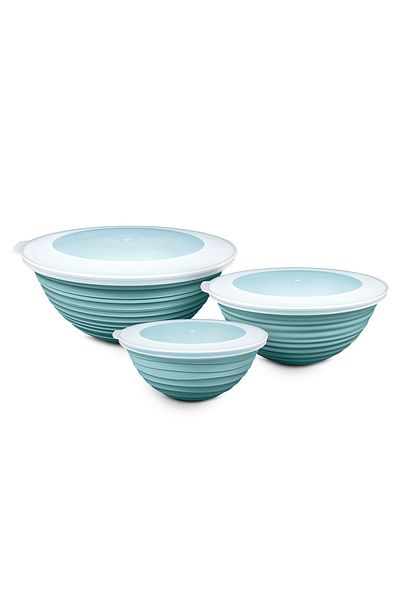 Mutfak Köşesi Galaxy 3-Piece Covered Storage Container Set - Set of 3 3Lt 2Lt 1Lt
