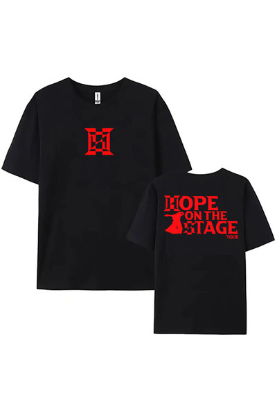 Tarzsokak Cântărețul coreean negru J-Hope Tour On Stage Unisex Street Graphic Hi