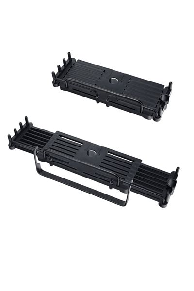 OEM Sapgrc extendable shower shelf, 12 x 33, 48 cm, plastic, black
