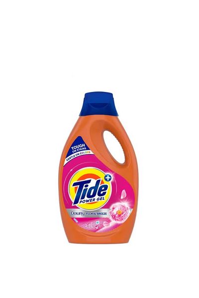 Tide جل غسيل برائحة نسيم الزهور مع داوني، 1.8 لتر