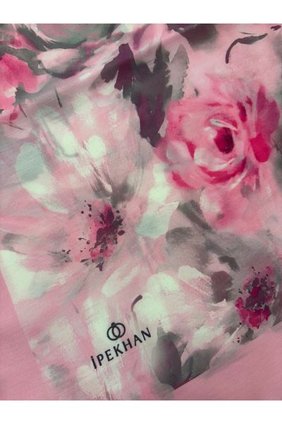 İpekhan Jardin Secret Pink Series Soft Shawl 30000