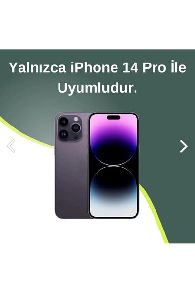HYPERSOFT iPhone 14 Pro (6.1 Inch) Compatible Casefity Black Mirrored Case Premium Cover with Cute Pink Figure Pattern