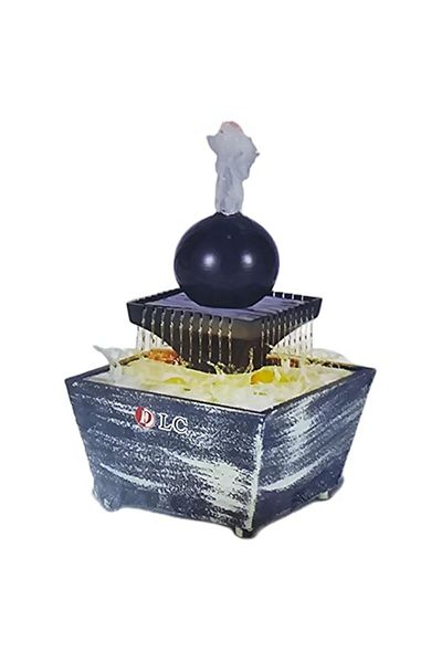 Generic An indoor water fountain with a touch of elegance and decoration, with the sound of flowing water, modern designs, and lighting with a multi-colored glow.