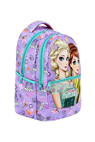 Mojo Bebek Mojo Girl's Frozen Patterned Lunchbox and Backpack 2513 Lilac