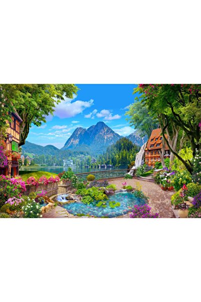 Aden MANZARA HARİKA RENKLİ DOĞA KANVAS TABLO