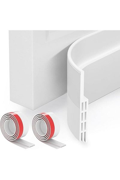 Generic Aputue Door Draft Stopper, 2 Pack Soundproofing Strip, Heavy Duty Door Sweep Seal for Cold Air and