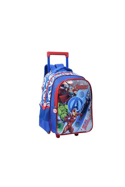 AVENGERS TROLLEY 16" W/ PENCIL CASE Blue Logo Prints