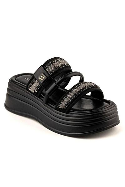 Guja 25Y409-4 Thick Sole Premium Stone Women's Slippers