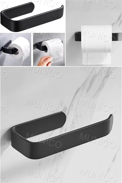 Munico Tuvalet Kağıdı Tutucu Banyo ve Tuvalet için Kolay Montaj Paslanmaz Çelik Rulo Kağıt Tutucu Depolama