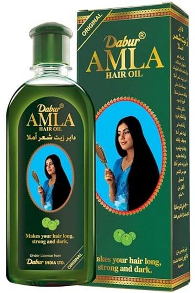 Dabur Amla Hair Oil for All Hair Types, 500 ml, Provides High Shine