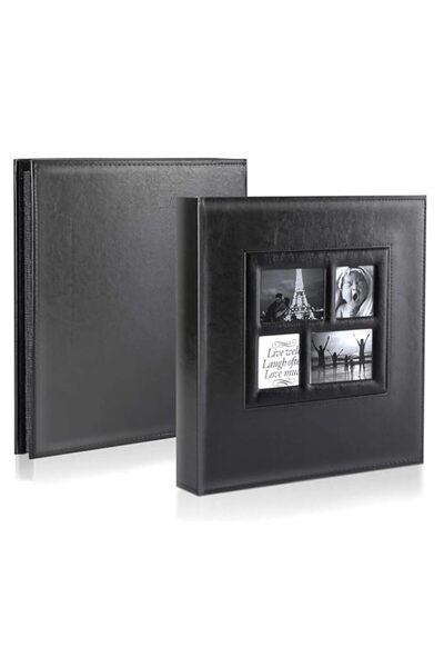 Generic ألبوم صور Defsedar ذو سعة كبيرة يتسع لـ 500 صورة مقاس 4×6، 50 ورقة/10...