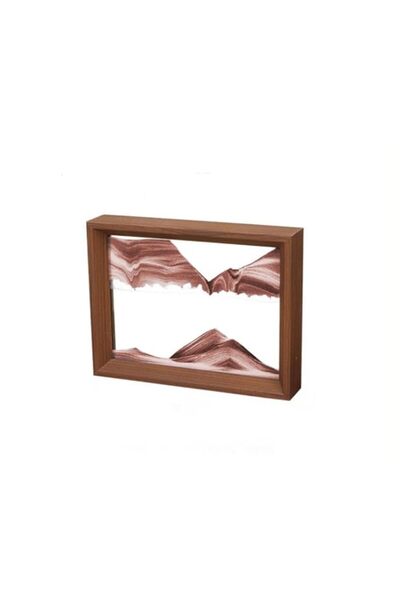 Generic إطار LYADH ثلاثي الأبعاد لفن الرمل السائل المتحرك - ديكور زن زجاجي فا...