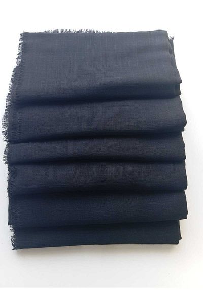 Last For Sell 6 Pack Cotton Writing Scarf with Flares, Solid Color Flared Scarf, Flared Writing, Women's Cheesecloth