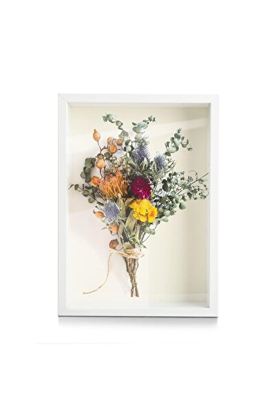 Generic إطار صندوق الظل Qivine، صندوق عرض الزهور المجففة ثلاثي الأبعاد، صندوق...