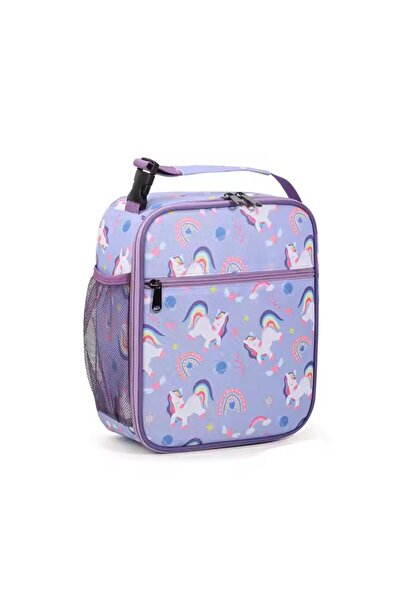 esabela Lunch Bag for Kids, Waterproof, Insulated Food Bag, Lunch Bag Purple ...