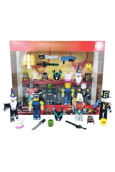MBong Set 4 Figurine Si Accesorii Roblox Riot, Mbong®, 6 cm