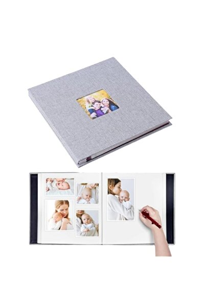 Generic ألبوم صور ذاتي اللصق مع نافذة عرض، 40 صفحة - كتاب تذكاري DIY كتاب ذكر...