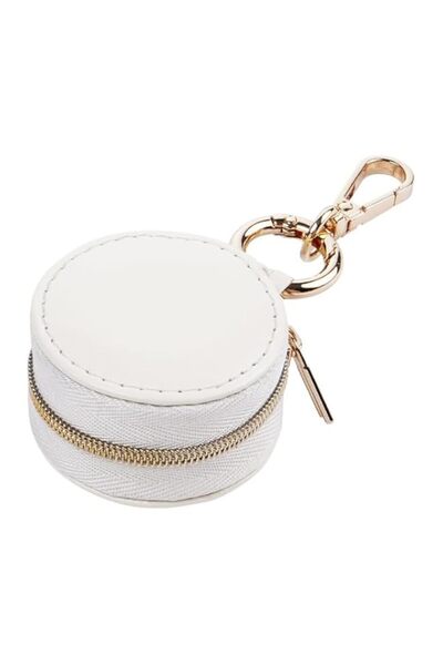 Generic حافظة مجوهرات صغيرة للسفر وحامل خواتم، صندوق منظم مجوهرات صغير من الج...