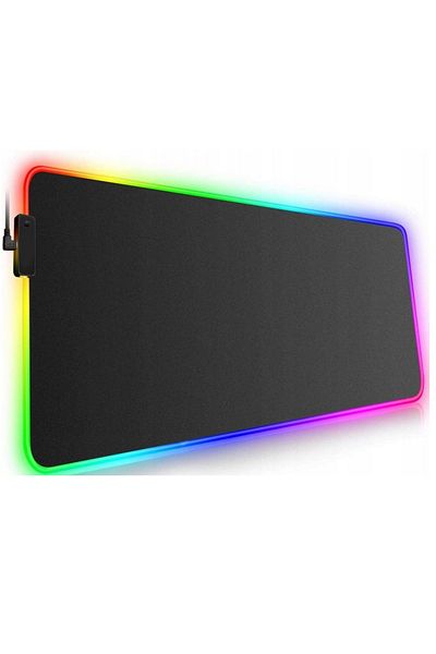MNS XL RGB Gaming Mousepad 800×300 mm, Micro-Textured, Waterproof Edges