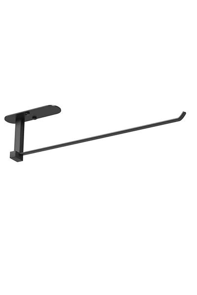 OEM Self-adhesive paper towel holder, 37 x 9.5 x 7.6 cm, aluminum, black