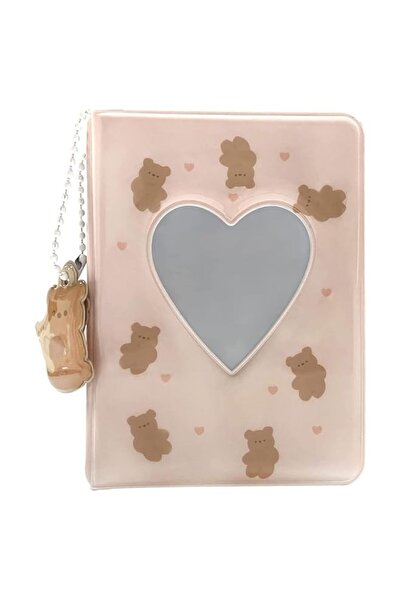 Generic Brand Excefore 3 Inch Mini Photo Album Heart Hollow Card Binder Photo...