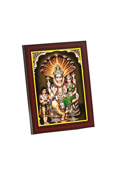 Generic Brand zig zag Lakshmi Narasimha Swamy Small Photo Frame For Wall, Tab...