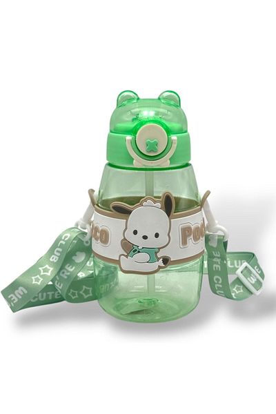 synshop Pochacco Cute Dog Water Bottle Flask School Water Bottle 600 ml