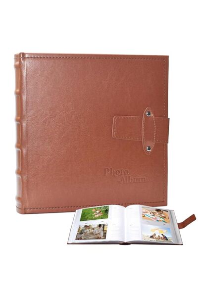 Generic ألبوم صور 4x6 200 جيب مع مساحة للكتابة، غلاف جلدي من Clesante، ألبوم ...