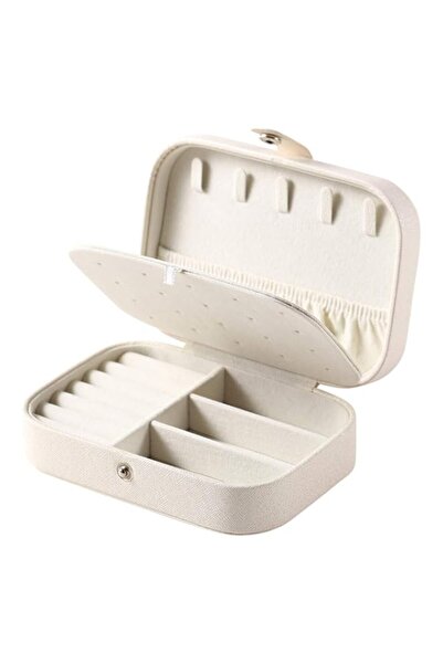 Generic Brand CASEGRACE Small Jewelry Box For Women Travel Jewelry Organizer ...